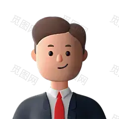 卡通3D人物头像插画模型图商务职业人士创意立体免抠psd设计素材-淘宝网