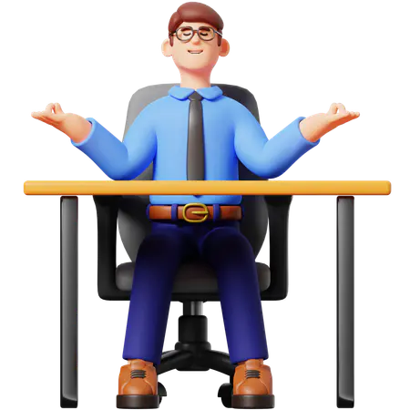 【PNG素材网-png.mixinnet.cn】做冥想的商人