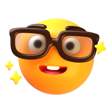 【PNG素材网-png.mixinnet.cn】书呆子脸表情符号