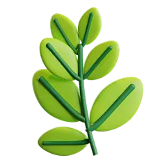【PNG素材网-png.mixinnet.cn】Leaves 3D Illustration