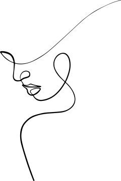 【PNG素材网-png.mixinnet.cn】女性简笔线稿