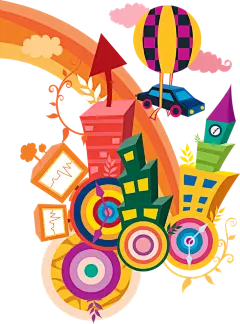 【PNG素材网-png.mixinnet.cn】创意建筑