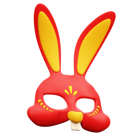 【PNG素材网-png.mixinnet.cn】兔子面具