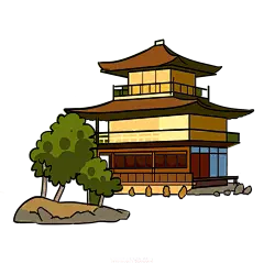 【PNG素材网-png.mixinnet.cn】国潮建筑插画PNG