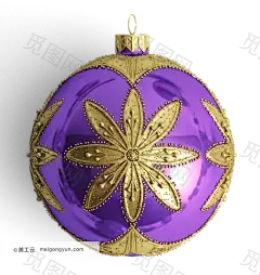 [美工云]Merry-Christmas圣诞节挂件配饰物素材PSD下载：