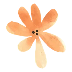【PNG素材网-png.mixinnet.cn】水彩手绘花卉PNG免抠图