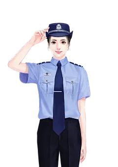 【PNG素材网-png.mixinnet.cn】女警_l2