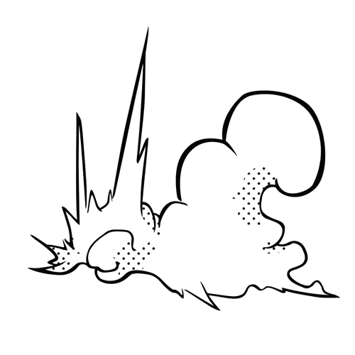 【PNG素材网-png.mixinnet.cn】漫画爆炸素材 (4)爆炸漫画对话框