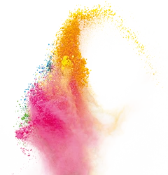 【PNG素材网-png.mixinnet.cn】彩色粉层
