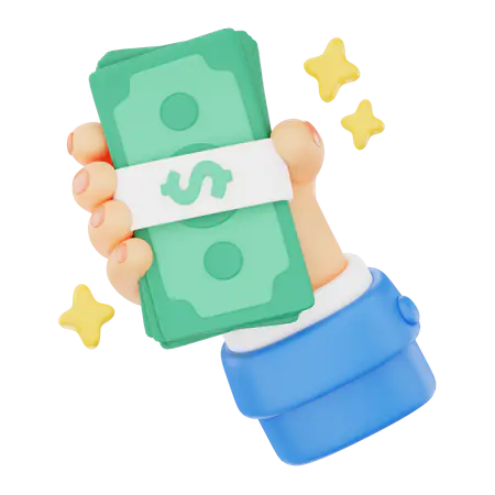 【PNG素材网-png.mixinnet.cn】拿着一捆钱的手势