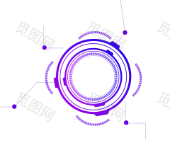 人工智能科技框PNG素材