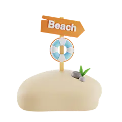 【PNG素材网-png.mixinnet.cn】PNG素材：海滩标志