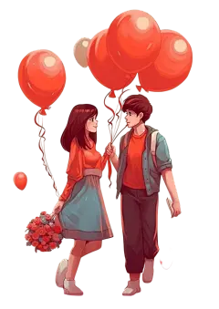 【PNG素材网-png.mixinnet.cn】七夕手绘36
