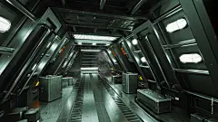 【PNG素材网-png.mixinnet.cn】Sci-Fi Modular Tunnel : Sci-Fi Modular Tunnel scene
