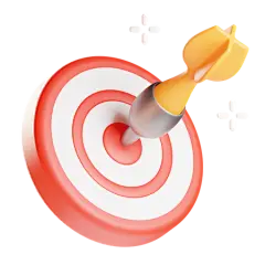 【PNG素材网-png.mixinnet.cn】Target 3D Illustration