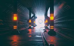 【PNG素材网-png.mixinnet.cn】scifi corridor, Frédéric Duquette : personal project