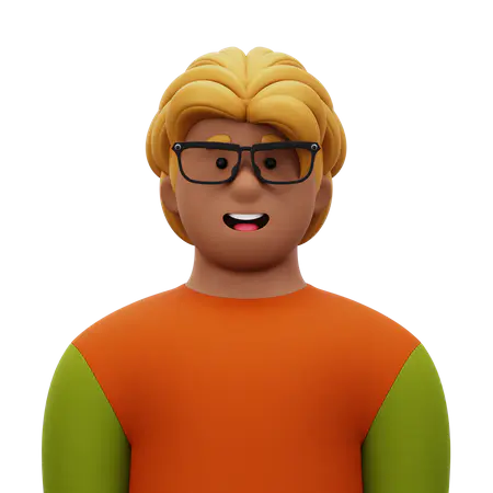 【PNG素材网-png.mixinnet.cn】戴眼镜的人