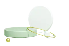【PNG素材网-png.mixinnet.cn】绿色3D立体台面舞台展台圆台png  (61)