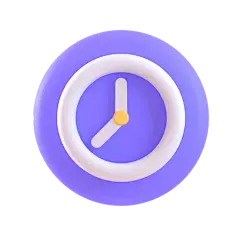 【PNG素材网-png.mixinnet.cn】Clock 3D Icon