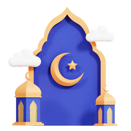 【PNG素材网-png.mixinnet.cn】斋月窗口