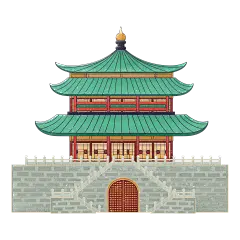 【PNG素材网-png.mixinnet.cn】32古建筑素材