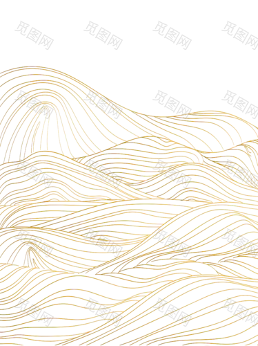 元素中国风不规则金色纹理线条底纹暗纹背景纹路