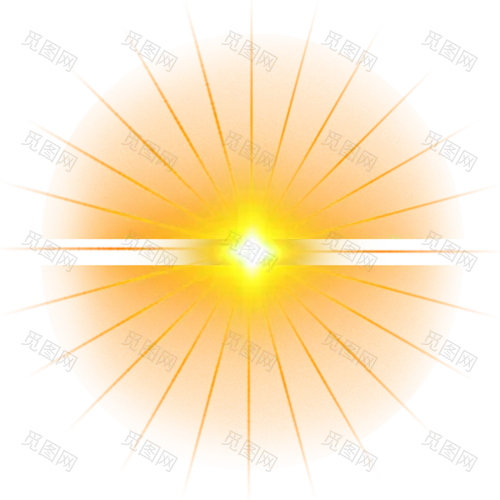 炫酷渐变放射光线PNG免抠透明背景素材光线PNG