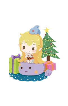 【PNG素材网-png.mixinnet.cn】鲨鱼娘扁平可爱Q版斗鱼TV小场景素材小清新