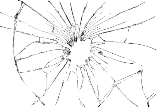 【PNG素材网-png.mixinnet.cn】Broken glass PNG