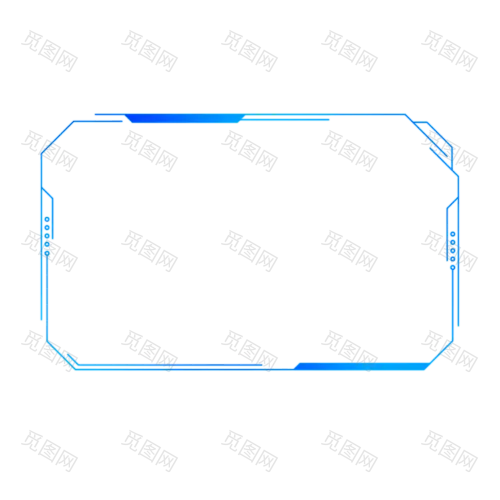 觅图网_401553691_科技边框（非企业商用）电商-透明素材