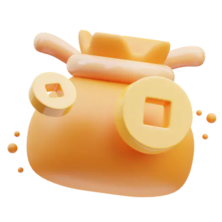 Money Bag 3D Icon