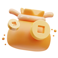 Money Bag 3D Icon