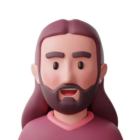 【PNG素材网-png.mixinnet.cn】长发男