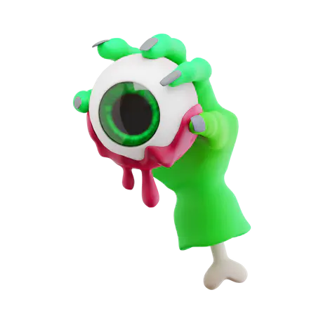 【PNG素材网-png.mixinnet.cn】手中的怪异眼睛