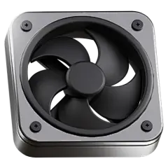 【PNG素材网-png.mixinnet.cn】Fan  3D Icon