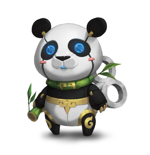 【PNG素材网-png.mixinnet.cn】仙府傀儡-熊猫动物熊猫PNG图片