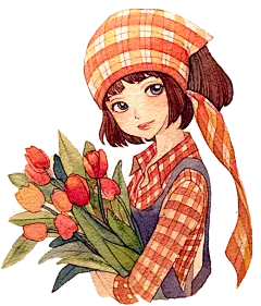 【PNG素材网-png.mixinnet.cn】卡通美女图片素材PNG免抠素材 