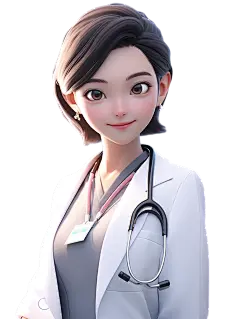 【PNG素材网-png.mixinnet.cn】Smiling_female_docto