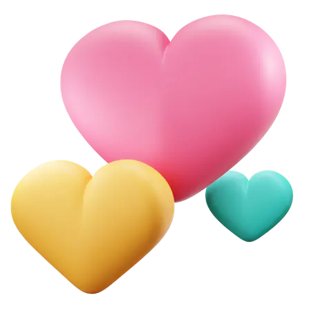 【PNG素材网-png.mixinnet.cn】Heart 3D Illustration