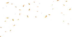 【PNG素材网-png.mixinnet.cn】金色漂浮礼花