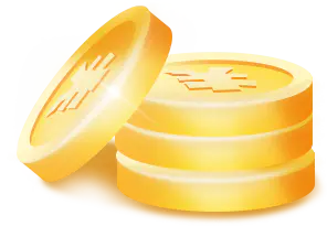 【PNG素材网-png.mixinnet.cn】金币金钱硬币png素材