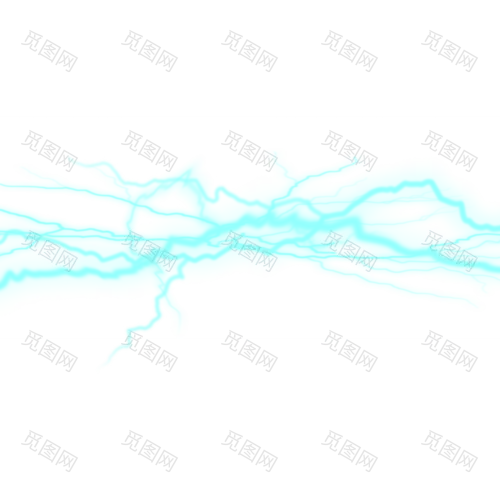 特效闪电雷电雷击电光打雷光线光效光线PNG