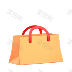 Shopping bag 3D Illustration