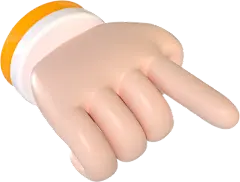 【PNG素材网-png.mixinnet.cn】人物卡通素材、插画png免扣、C4D、装饰性元素、几何抽象、手、3d