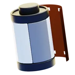 【PNG素材网-png.mixinnet.cn】NEGATIVE FILM  3D Icon