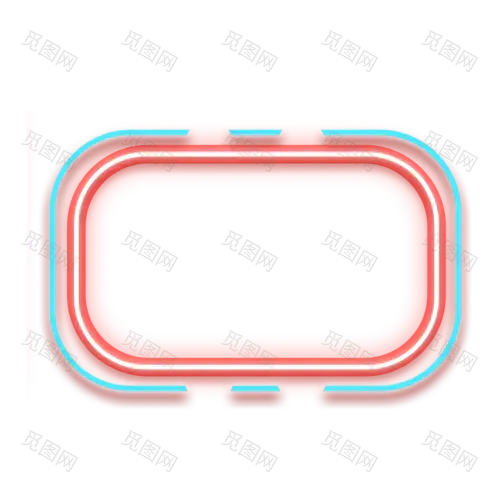 霓虹灯光发光霓虹灯效果招牌边框装饰PNG免抠图片PS后期合成素材
霓虹灯效果