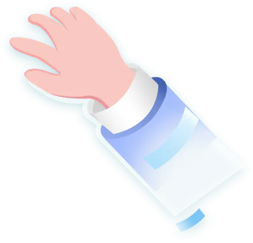 【PNG素材网-png.mixinnet.cn】qwr卡通手势图片素材png透明元素