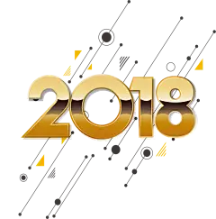 【PNG素材网-png.mixinnet.cn】狗年素材免扣 2018数字 排版文案 字体设计免扣png素材@两秒视觉