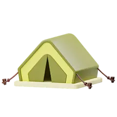 Camping Tent  3D Icon