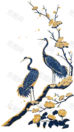 @到此为止′Here，∈点击进入主页，PNG素材/新中式/家具/商业元素/数字/楼体/动物